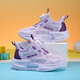 李寧（LI-NING）兒童鞋女童鞋2026夏季新款女孩運動(dòng)鞋小學(xué)生輕便跑步 701紫色單網(wǎng) 701紫色單網(wǎng) 36 碼