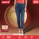 Levi's李維斯女士美式復古老錢(qián)風(fēng)錐形休閑隨搭通勤煙管褲牛仔褲 藍色 28 (27)