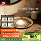 Paulmann P德國柏曼裝飾感應臺燈 客廳臥室書(shū)房鑰匙盤(pán)燈  生日禮物夜燈led燈 [Pro]可拆卸電池 紫光護眼暖黃光