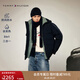 TOMMY HILFIGER【防風(fēng)防水90絨】秋冬男裝三合一自發(fā)熱抓絨內膽羽絨服外套 藏青色/灰綠色DW5 L （推薦：150-165斤）