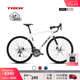 崔克（TREK）公路車 DOMANE AL 4 輕量化碳纖維前叉油壓碟剎礫石路公路自行車 時(shí)代白色 直郵到家 49CM（建議身高156-165CM） 20速