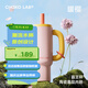 chakolab夏季保冰霸杯辦公室霸王杯大容量不銹鋼吸管保溫杯學(xué)生巨無(wú)霸霸杯 暖櫻（有機陶瓷覆層內膽）1050ml