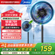 美的（Midea）電風(fēng)扇落地扇家用七葉立式扇 臥室宿舍輕音節(jié)能大風(fēng)量電扇搖頭扇 可調(diào)節(jié)廣角送風(fēng)易清洗 補(bǔ)貼 