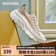 斯凱奇（SKECHERS）女鞋厚底增高帆布鞋街頭個性板鞋軟底舒適休閑鞋通勤鞋177435