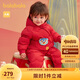 巴拉巴拉兒童寶寶連體衣新生嬰兒衣服羽絨拜年服2025新年春裝209125120201