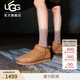 UGG秋季女士休閑舒適平底純色圓頭時(shí)尚經(jīng)典短筒靴雪地靴 1116109 CHE | 栗色 39 鞋款偏小，建議拍大一碼