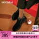 斯凱奇（Skechers）七夕禮物送男友男士高幫保暖棉鞋 棉靴城市戶外鞋237283C 全黑色/BBK 40