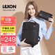 樂(lè )上（LEXON）雙肩包女12/13英寸筆記本電腦包休閑輕便時(shí)尚書(shū)包旅行洗漱包 黑色