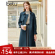 百圖betu女裝秋季新款風(fēng)衣年度王炸氣質(zhì)款中長(cháng)款風(fēng)衣女2309T65 深蘭 M