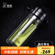 希諾茶水分離玻璃杯男士泡茶杯子中秋禮品高檔禮盒XN-7096本色 360mL