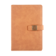 如晨（RUCHEN） 定制a5商務(wù)筆記本子記事本加厚簡(jiǎn)約復古本子文具皮面帶扣硬皮工作會(huì )議日記本可定制 搭扣款-黃色
