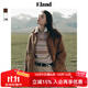 ELAND衣戀仿羊羔絨拼接絎縫棉外套女拉鏈立領(lǐng)夾克曠野美拉德 卡其色(35)Beige S 160