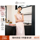 固執（OBSTINATE）【特價(jià)】醋酸改良旗袍女裝2025夏季新款新中式氣質(zhì)顯瘦無(wú)袖連衣裙 粉色 M