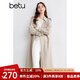 百圖betu女裝秋季新款風(fēng)衣收腰顯瘦百搭中長款風(fēng)衣外套女2409T71 燕麥色 L