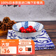 有谷窯 日本進(jìn)口陶瓷飯碗面碗菜盤(pán)日式瓷器青花麻葉系列釉下彩碗碟 青花麻葉15cm面碗5.9英寸