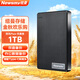 紐曼（Newsmy）1TB 移動(dòng)硬盤(pán)機械  雙盤(pán)備份 清風(fēng)Plus系列 USB3.0 2.5英寸 風(fēng)雅黑 海量存儲 手機連接 格紋設計