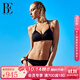 范德安（BALNEAIRE）比基尼時(shí)尚性感泳衣小胸聚攏顯瘦沙灘海邊游泳衣女 83282 黑色 M