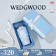 WEDGWOOD[結(jié)婚禮物]【魏大勛同款】保溫杯高顏值保溫瓶馬克杯禮盒保溫杯 漫游美境藍(lán)色吸管杯592ml