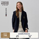 Teenie Weenie小熊西裝外套女2025年春季新款復(fù)古氣質(zhì)學(xué)院風(fēng)徽章西裝外套 藏青色 S 160