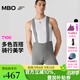 MBO男子夏季雙箭頭緩震背帶騎行短褲T100全能百搭公路自行車(chē)騎行服 煙熏灰 L