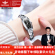 歐品客情人節(jié)禮物送手表女士高檔手表鎢鋼小巧石英表簡(jiǎn)約氣質(zhì)鑲鉆女表 升級(jí)版3242女-銀黑色