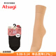 厚木Atsugi短襪含棉吸汗加工春秋季舒適休閑女士短絲襪FS4036 433裸米色 1雙 均碼 22-25