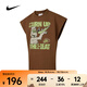 耐克（NIKE）男子AS U NSW TEE SLVLS HOT ONES針織無(wú)領(lǐng)短T HQ9255-235 M