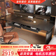 鵬景雅居雙人電腦桌可升降電動桌家用工作臺學(xué)習(xí)書桌電競游戲桌 TL29 經(jīng)典版 黑色/巖板桌面+雙抽 140*70cm包安裝+理線槽