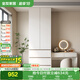 全友家居 二門(mén)衣柜臥室小戶(hù)型現代簡(jiǎn)約家具衣服收納儲物柜子衣櫥家用