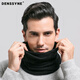 德西納高檔送禮純羊毛脖套男士冬季防寒保暖護頸套頭圍巾生日禮物圍脖