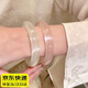 梵昇昱手鐲子女白月光新中式古風(fēng)叮當鐲紀念生日禮物送媽媽老婆女友閨蜜 12mm白月光【59-60圈口】