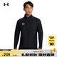 安德瑪（UNDERARMOUR）秋冬Challenger Track男子足球運(yùn)動(dòng)外套1379494 黑色001 XL