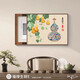 詠幻葫蘆電表箱裝飾畫(huà) 畫(huà)免打孔中式弱遮擋掛畫(huà) 畫(huà)配電箱蓋板電閘 2052福滿(mǎn)金藤 50x40（遮擋橫長(cháng)40豎高30） 左推拉式[水晶畫(huà) 畫(huà)面] 輕奢金框（根據容納尺寸選擇大?。? title=