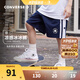 Converse匡威兒童裝男童短褲夏季新款中大童運動(dòng)褲五分褲 藏青藍 160 /69 【建議身高158-170cm】