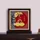 歐柏歷（OUBAILI）足金天鵝結婚禮物送新人新娘閨蜜朋友新婚高級創(chuàng  )意輕奢的高檔擺件 心心相印天鵝 30*30厘米
