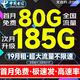 中國電信流量卡純流量上網(wǎng)卡全國無(wú)限流量電話(huà)卡手機卡高速不限速4g5g大王卡本地星卡 電信爆款卡:19元185G流量+首月免費++高速率
