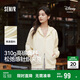 森馬（Semir）迪士尼外套女中長款連帽寬松針織衛(wèi)衣2025春休閑夾克109125108001