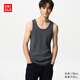 優(yōu)衣庫男女裝百變T羅紋背心內搭打底衫T恤475359 466870 465189 475359/08深灰色 L /175/100A