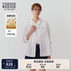 Teenie Weenie小熊女裝襯衫夏季新款松弛老錢輕奢亞麻白色長袖襯衣 白色 M