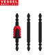 VESSEL威威 NMCS3P2082F十字螺絲刀批頭 磁套雙頭批頭 PH2X82mm 3合一