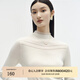 迪賽尼斯（DESIGNICE）【100%羊毛】迪賽尼斯秋冬新款內(nèi)搭打底衫女羊毛衫長袖毛衣 白色 L