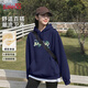 班尼路（Baleno）字母印花連帽衛(wèi)衣女裝2025新款秋季寬松休閑簡(jiǎn)約慵懶風(fēng)帽衫女外套