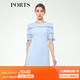 PORTS寶姿女裝春夏連衣裙ALM8D080KWB008 天空藍 M (6)