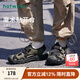 熱風(fēng)（Hotwind）戶(hù)外運動(dòng)涼鞋男士夏季新款透氣包頭休閑涼鞋沙灘鞋外出旅行登山鞋 75黑綠 41 偏大半碼
