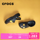 卡駱馳crocs洞洞鞋貝雅男鞋女鞋輕便耐磨一腳蹬拖鞋休閑鞋|10126 黑色-001 41 /42(260mm)
