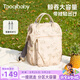 taoqibaby媽咪包嬰兒外出用品母嬰背奶雙肩多功能大容量媽媽包印花款