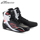 Alpinestars FASTER-4 a星摩托車四季騎行鞋機車鞋防摔摩托短靴騎士靴男女 黑/白/紅色123 42