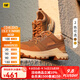 CAT卡特休閑鞋皮鞋男鞋25春新品男士城市輕戶(hù)外機能風(fēng)低幫單鞋 棕黃色【男】 42