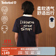 添柏嵐（Timberland）官方男女同款短袖T恤新款戶(hù)外透氣印花寬松A5NZC A5NZC433/深寶石藍 M