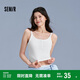 森馬（Semir）背心女短款顯瘦小個(gè)子夏季2025簡(jiǎn)約風(fēng)亨利領(lǐng)緊身吊帶109325102003